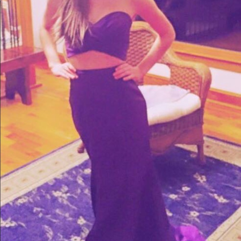Royal Purple gown
